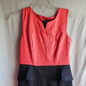 Coral and navy/black Enfocus Studio size 6 dress.